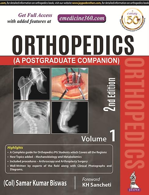 Orthopedics A Postgraduate Companion by Kumar Samar Biswas Paperback Book
