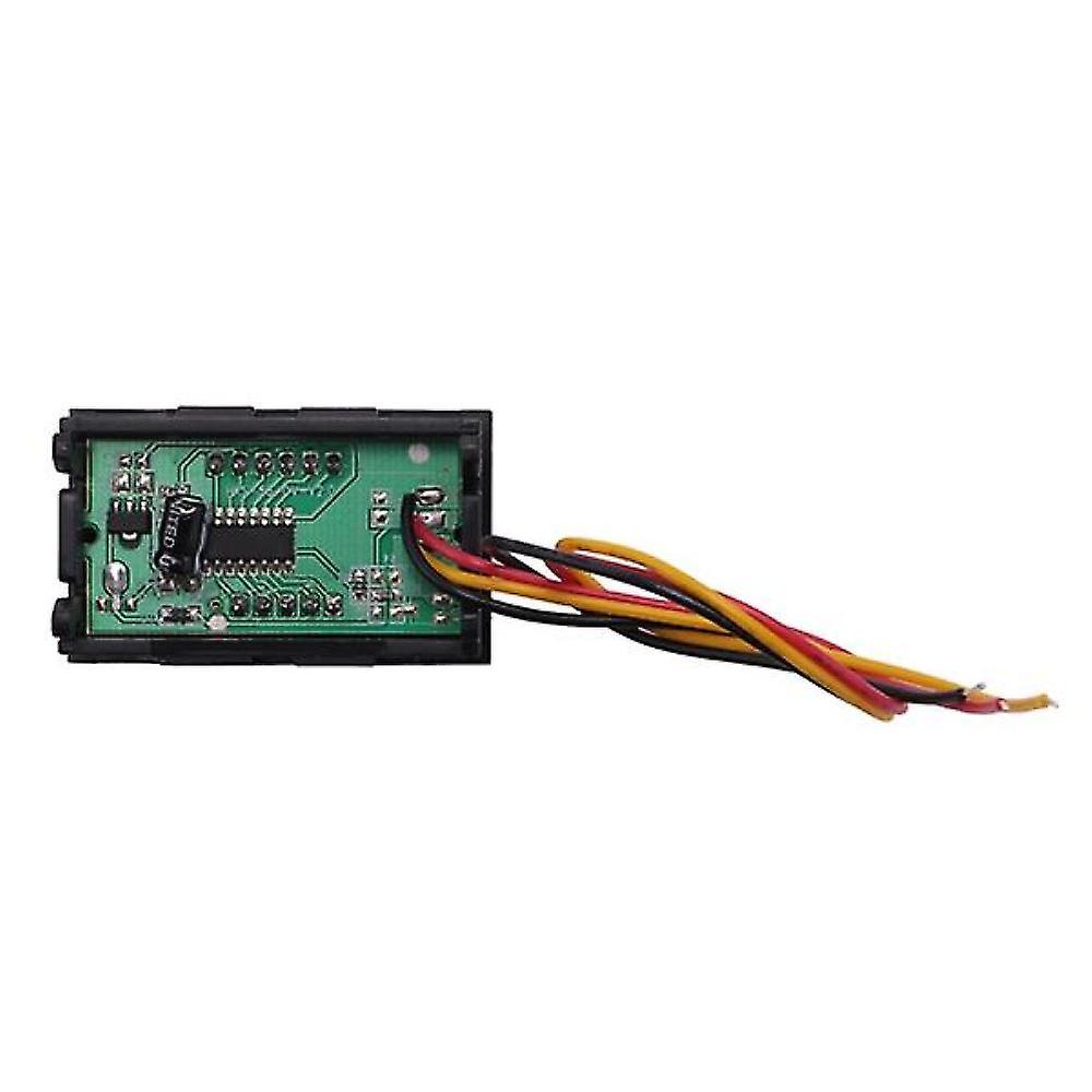 DC 0-99.9V Green Digital Panel Voltmeter With Over/Under Voltage Alarm Indicator