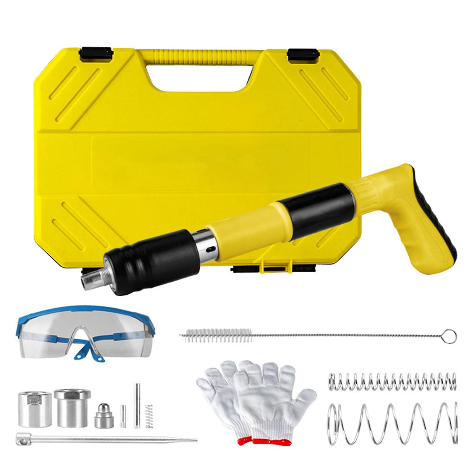 Manual Steel Nails-Gun Tool Portable Fast Nailing Shooting Machine for Wire Slotting Device