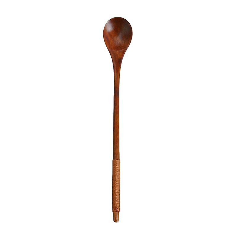 Soup Scoop Long Handle Deluxe Wooden Multifunction Stirring Spoon for Kitchen