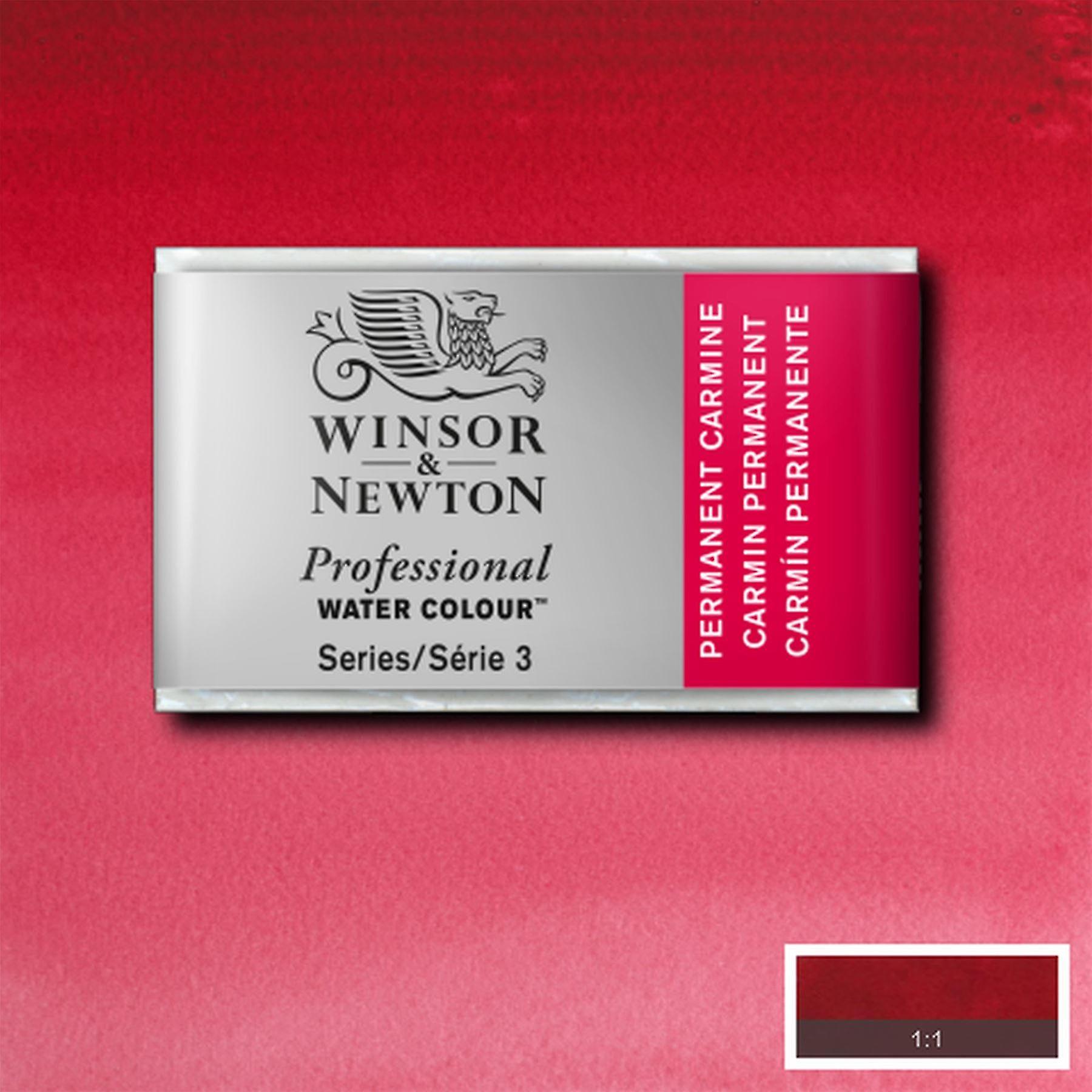 Winsor & Newton Professional Water Colour Whole Pan - Permanent Carmine