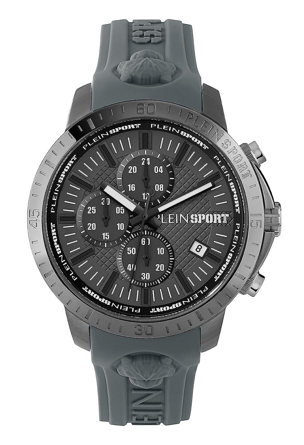Plein Sport 男士手表计时表模拟石英 PLEIN GAIN PSCBA0623 硅胶