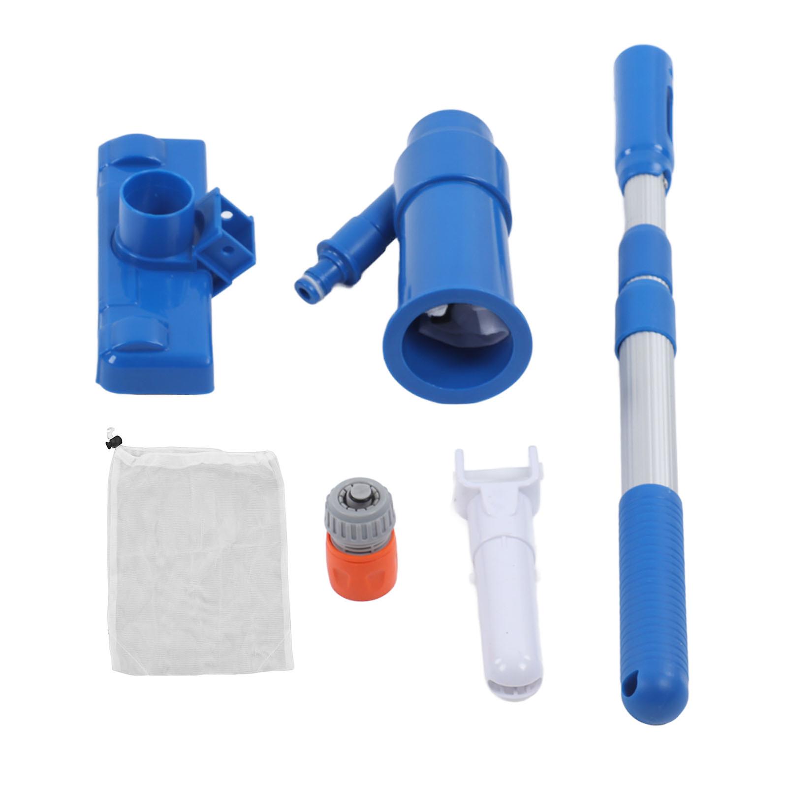 Aspirateur de piscine portable, simple et facile à assembler, avec tige télescopique, pour piscines et spas, prise UE