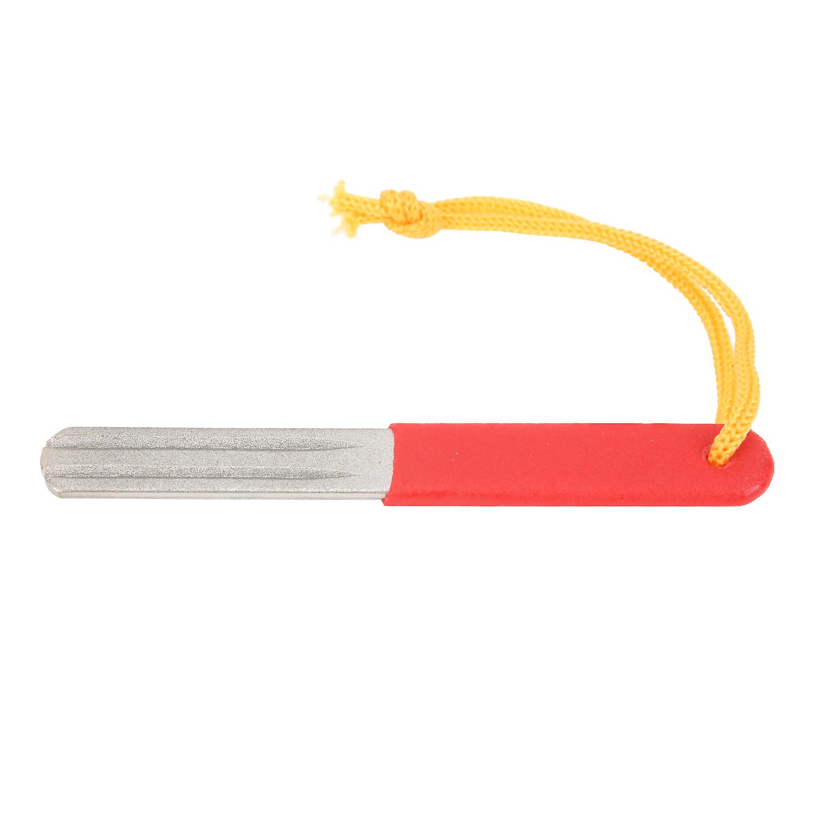Portable Outdoor Double Groove Fishhook Sharpener Hone Fishing Grinding Hook Tool