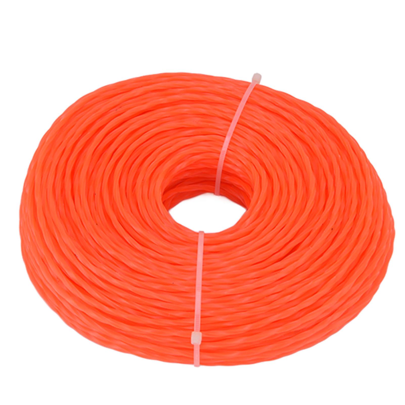 Nylon String Trimmer Line 3.0mm 85m Twisted Trimmer Line for Home Garden Heavy Duty Lawn Mower Cutters