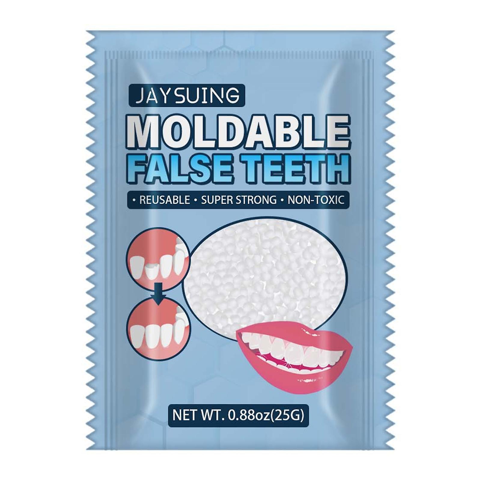 Moldable False Teeths 25g/bottle Denture Cosplays Accessories