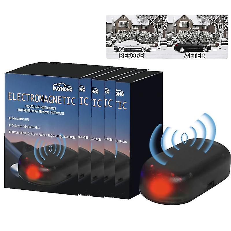 1-5x elektromagnetisk molekylær interferens frostvæske snerydningsinstrument køretøj mikrobølgemolekylær afisningsinstrument