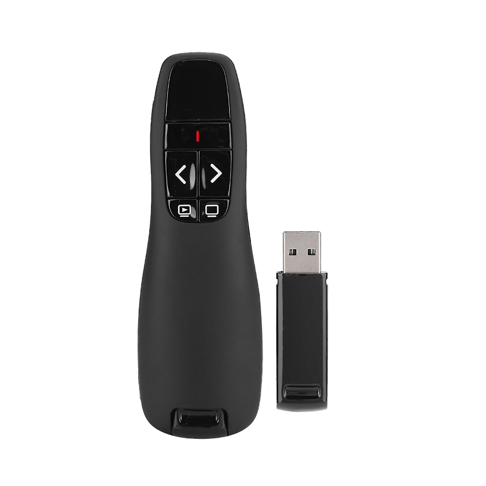 R400 PPT Pen, Wireless Electronic Pointer, Remote Control, Computer Accessory (3.6V-4.2V), Red Light