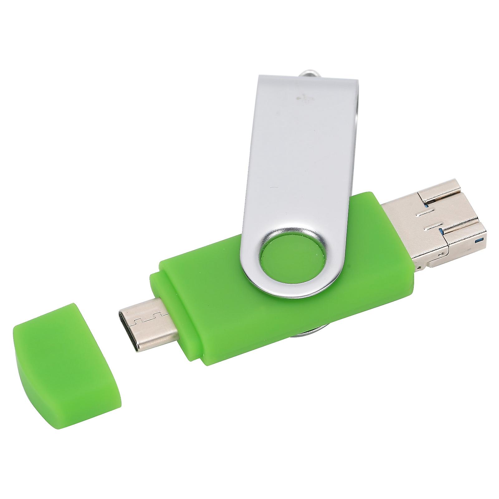 3 in 1 U Disk Pen Driver High Speed Rotating Flash Drive with Type C Interface