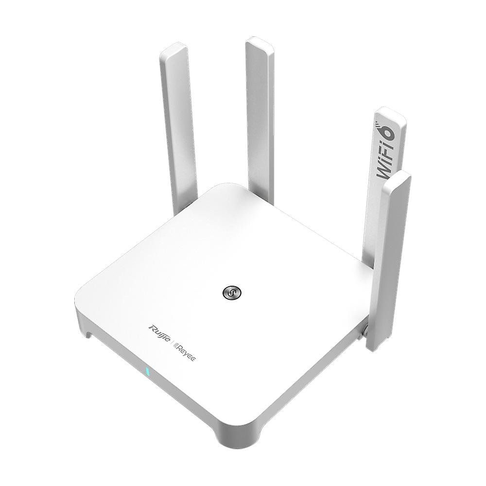 Reyee Router Gigabit Mesh Wi-Fi 6 AX1800 - 5 Ports RJ45 10/100/1000 Mbps - 802.11ax 2x2 and double band 2.4 and 5 GHz - Remote Management through Clou