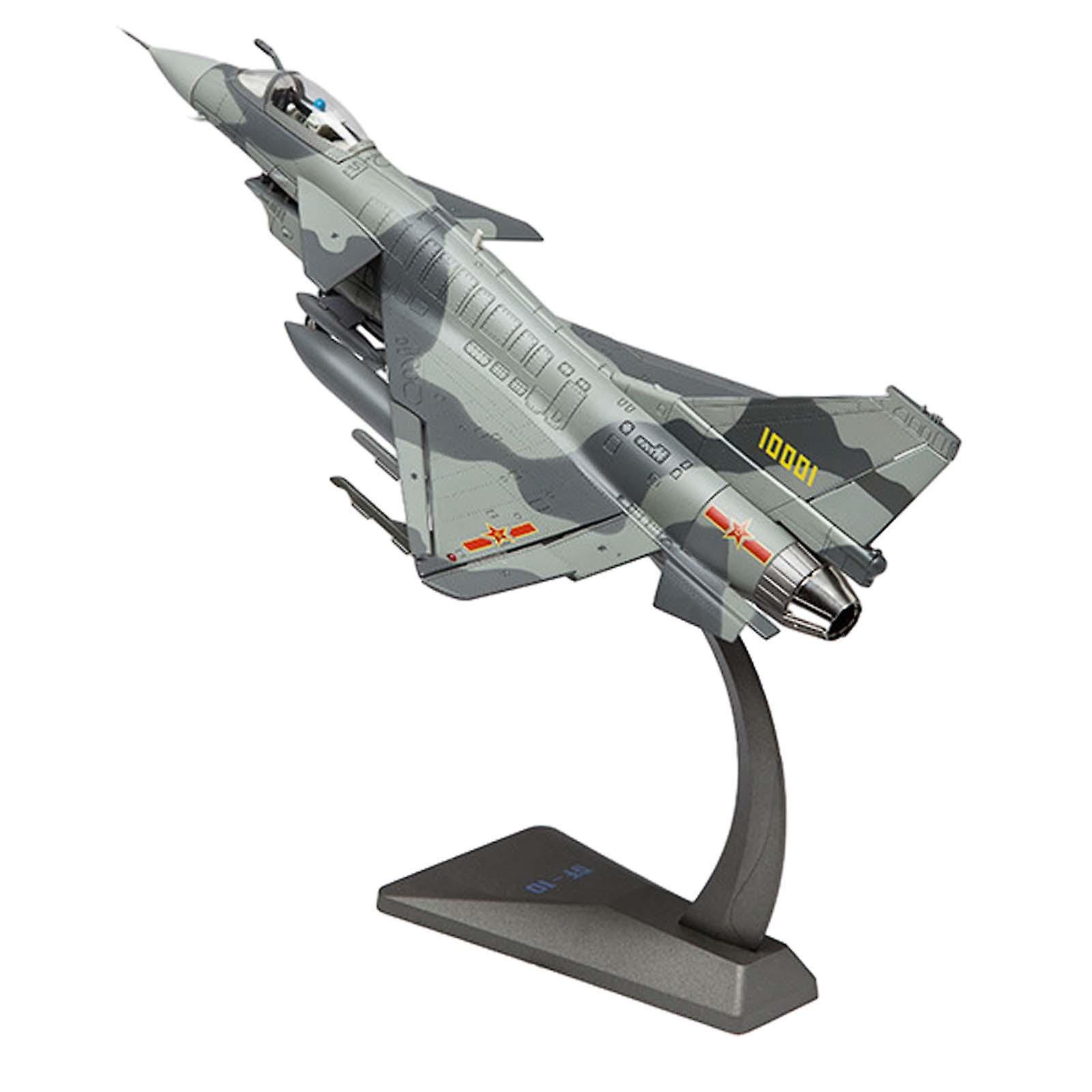 Alloy 1/48 J10 Fighter Airplane Diecast Model for Bookshelf Living Room Cafe