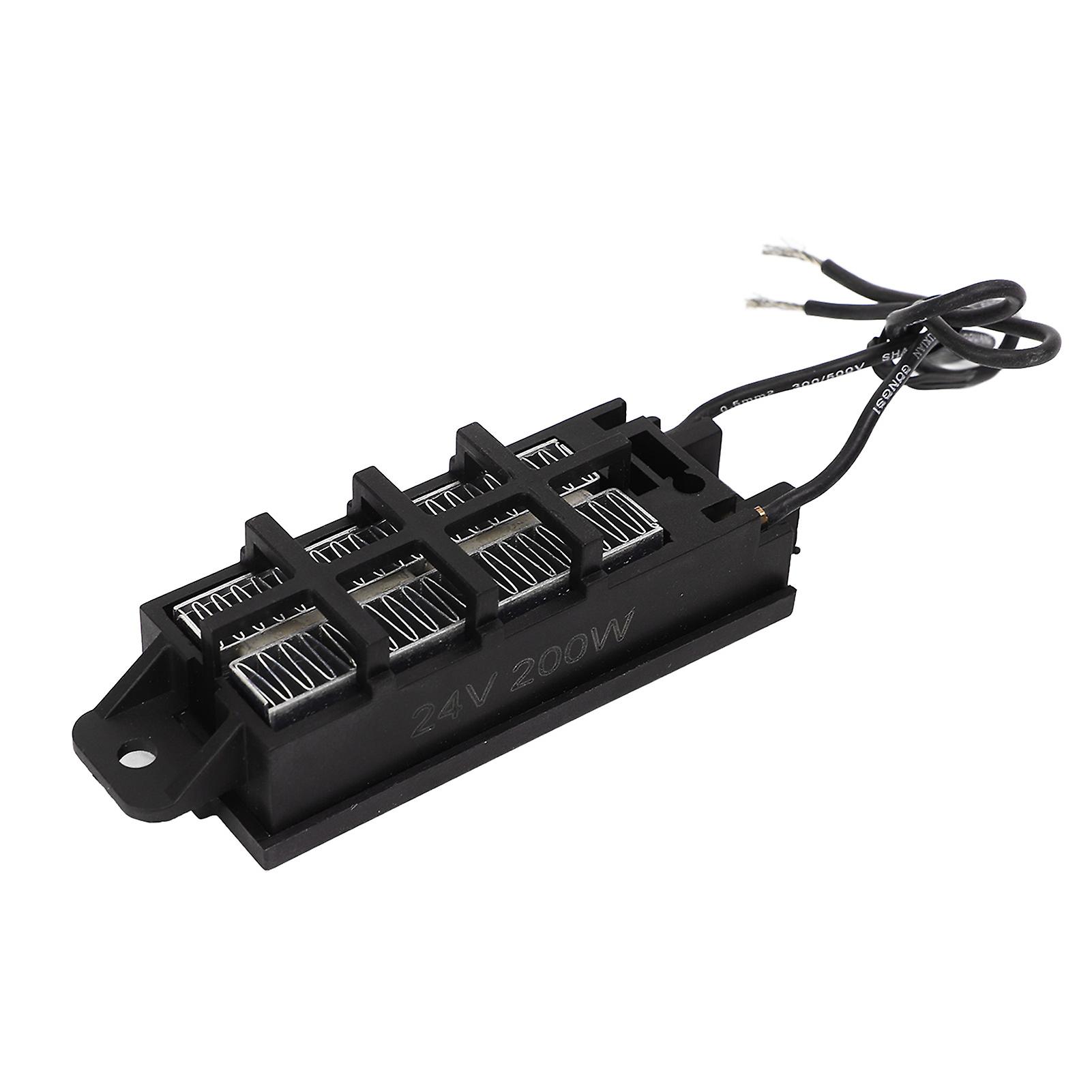 24V 200W PTC Heating Element Auto Constant Temperature Insulated Portable Ceramic Air Heater 