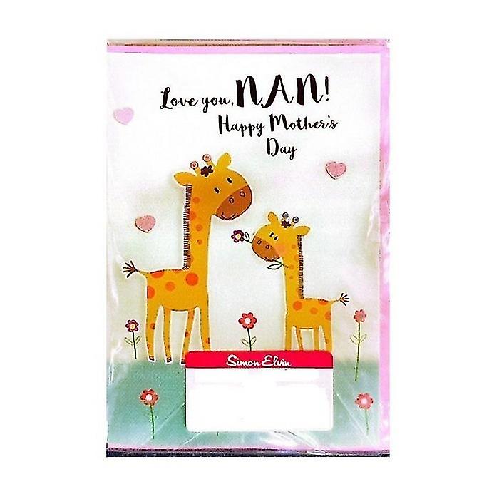 Simon Elvin Love You Nan Happy Mother's Day Greetings Card (Pack of 6)