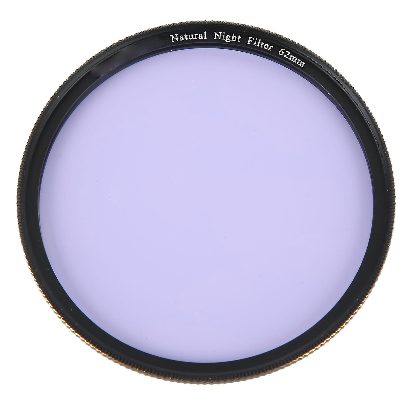 Lightdow Clear Natural Night Filter Light Pollution Reduction Camera Lens Filter for Night Sky Star 62mm 