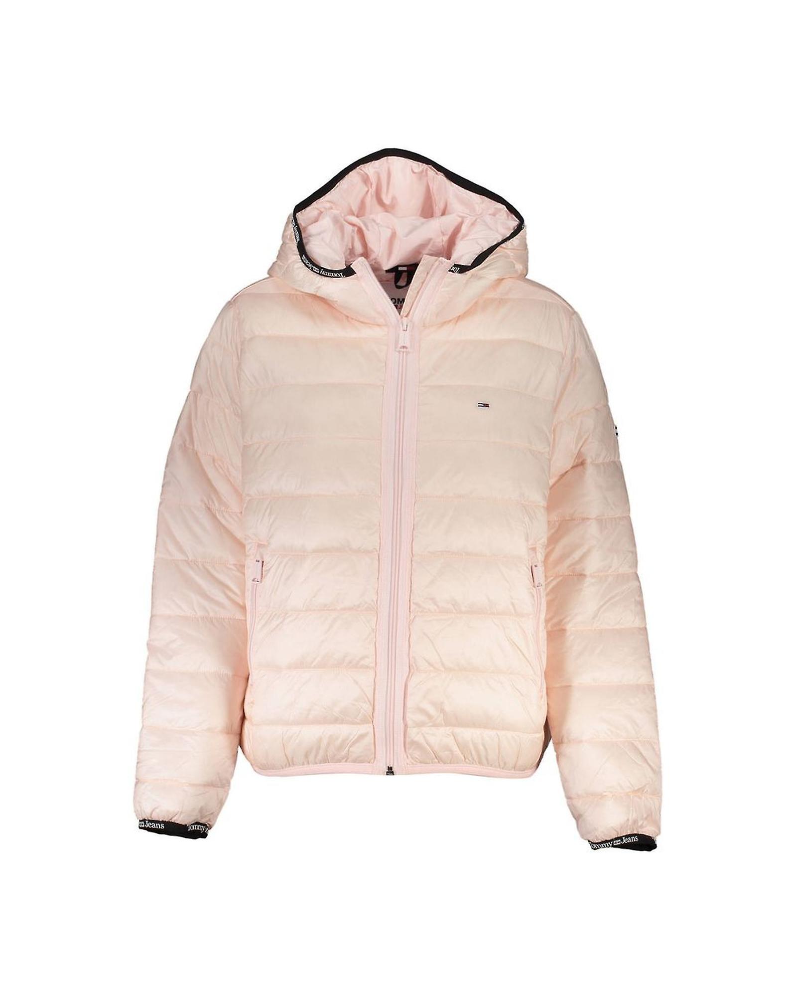 Pink Puffer Tommy Hilfiger Women's Hooded Puffer Jacket Water