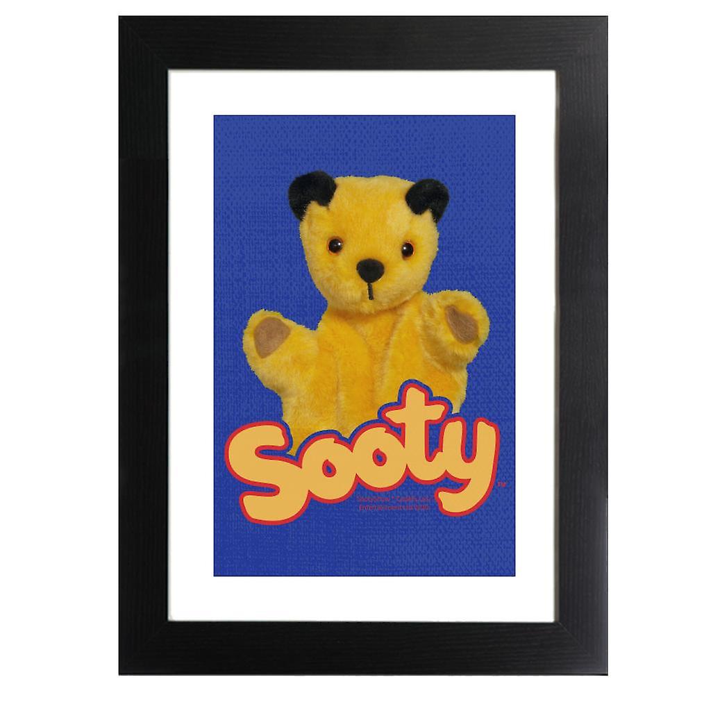 Sooty With Classic Logo Framed Print