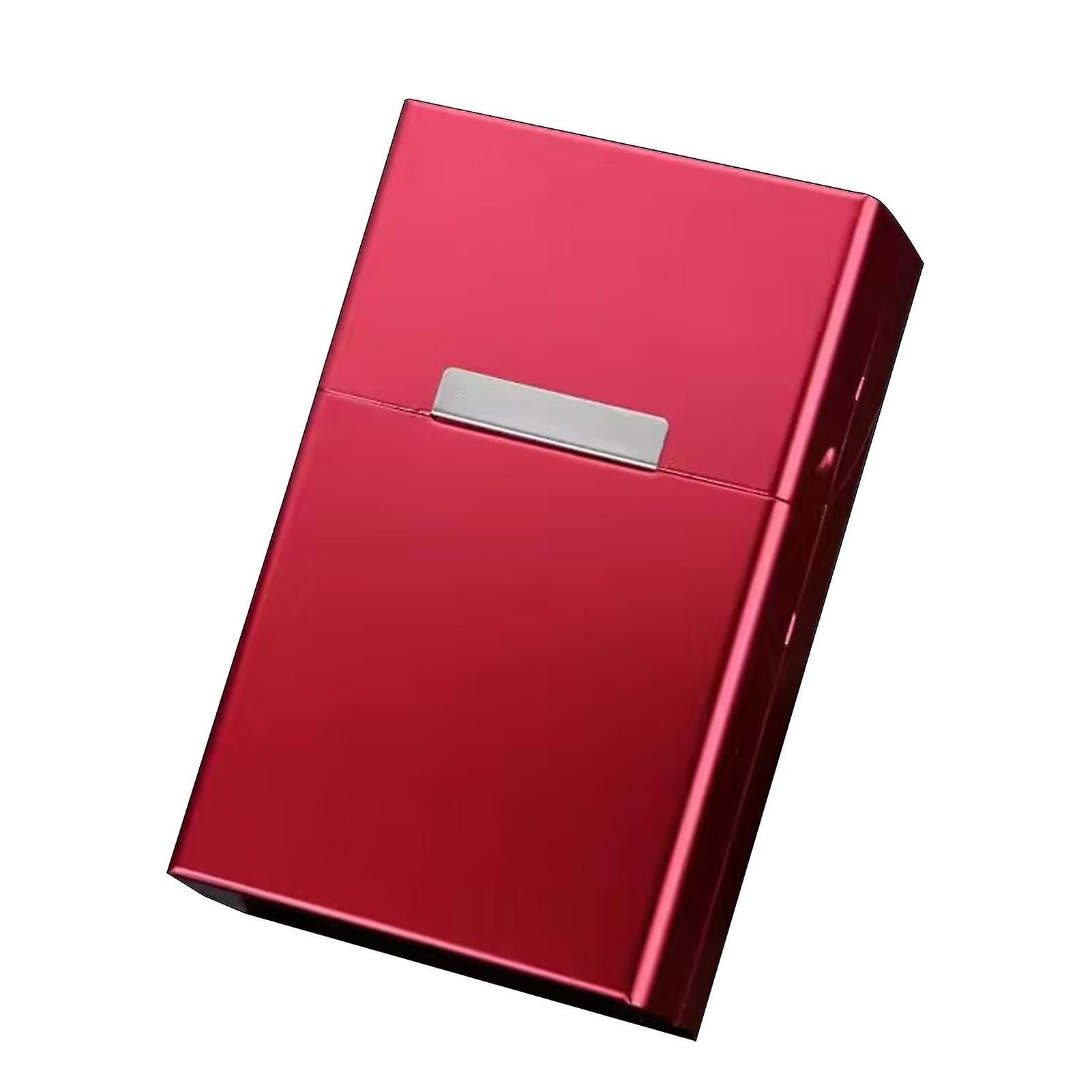 Cigarette Case For Adults Moisture Resistant Magnetic Switch Metal Cigarette Case Suitable For Most Pockets