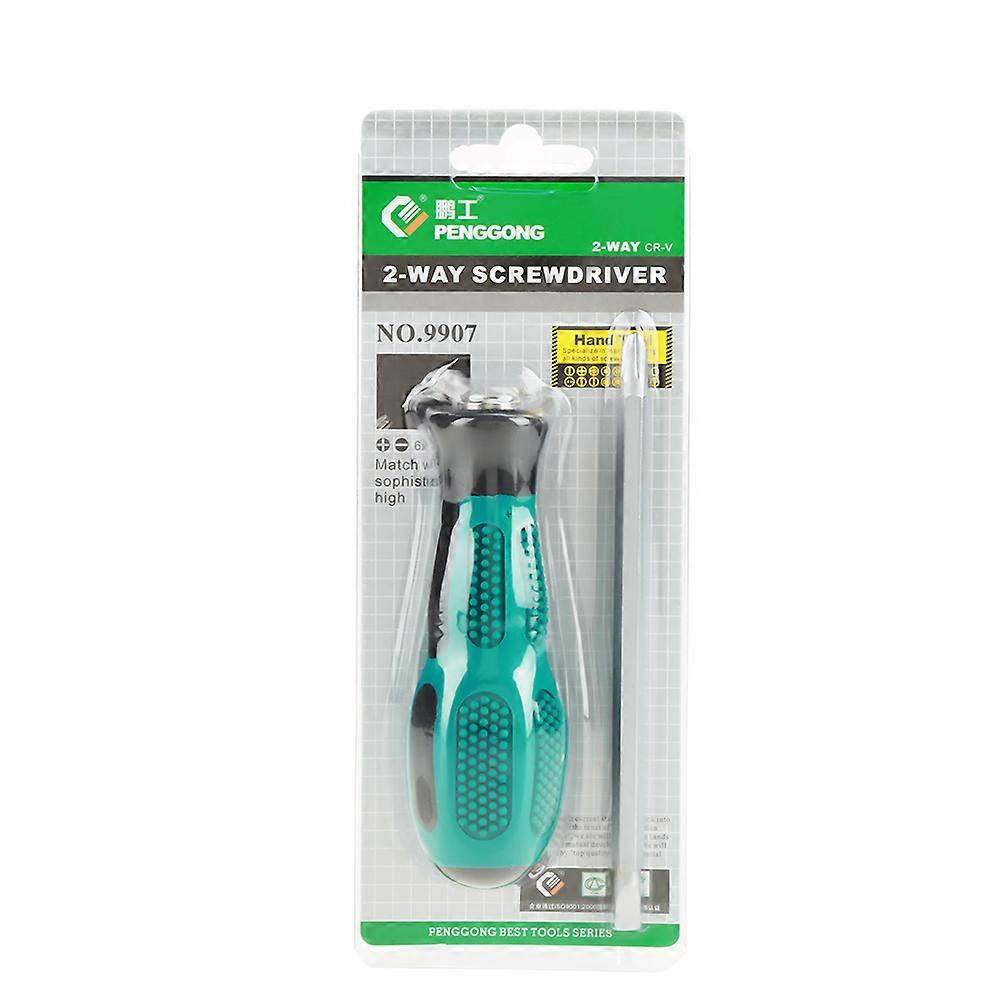 Multi-functional screwdriver Phillips and flat head, magnetic and bidirectional