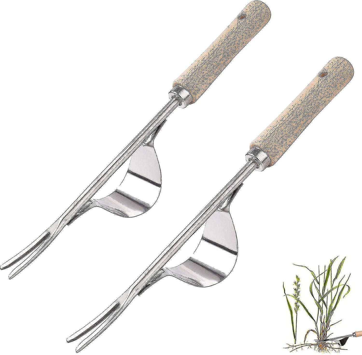 Manuell ugressdreper hageverktøy ugressdreper i rustfritt stål