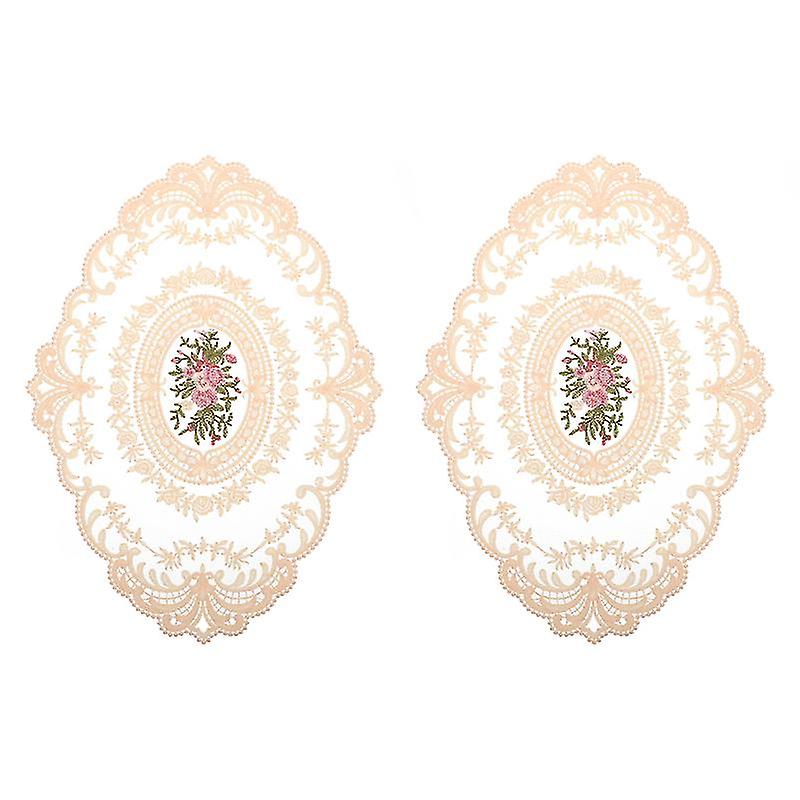2pcs Lace Coasters