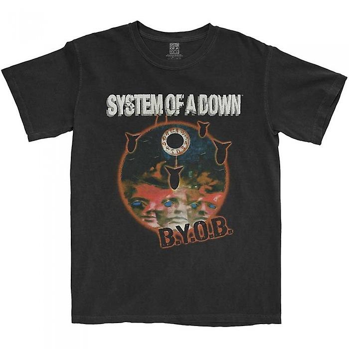 Sistema De Um Down Unisex Adulto BYOB Clássico T-Shirt Algodão