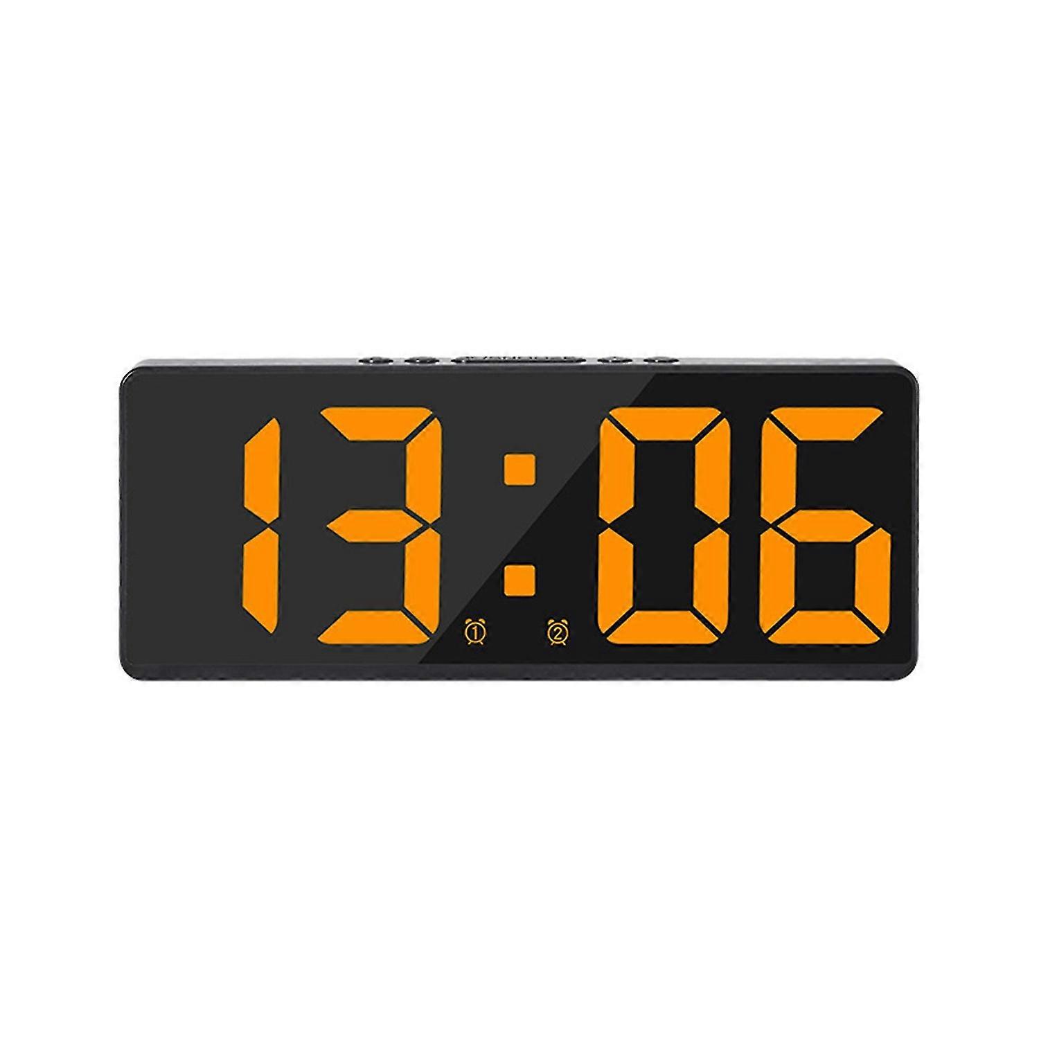 Digital Alarm Clock Multifunctional Temperature Display Voice Control Anti-disturb Function Desktop 