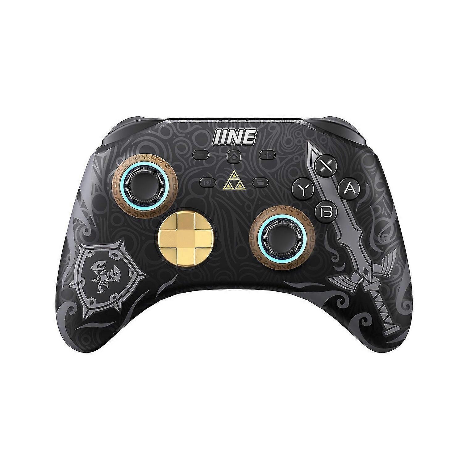 Ares wireless pro controller with headset jack rgb light compatible nintendo switch steam