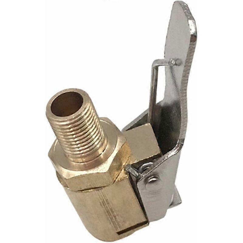 6pcs Tire Valve Air Chuck, Brass Inflator Tip, Inflator Valve Fitting, Car Tire Valve Adapter