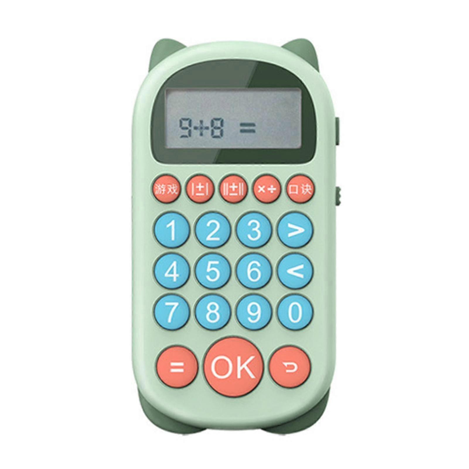 Calculator Machine Rechargeable Impact-resistant Inspirational Reusable Children Math Calculator Training Machine