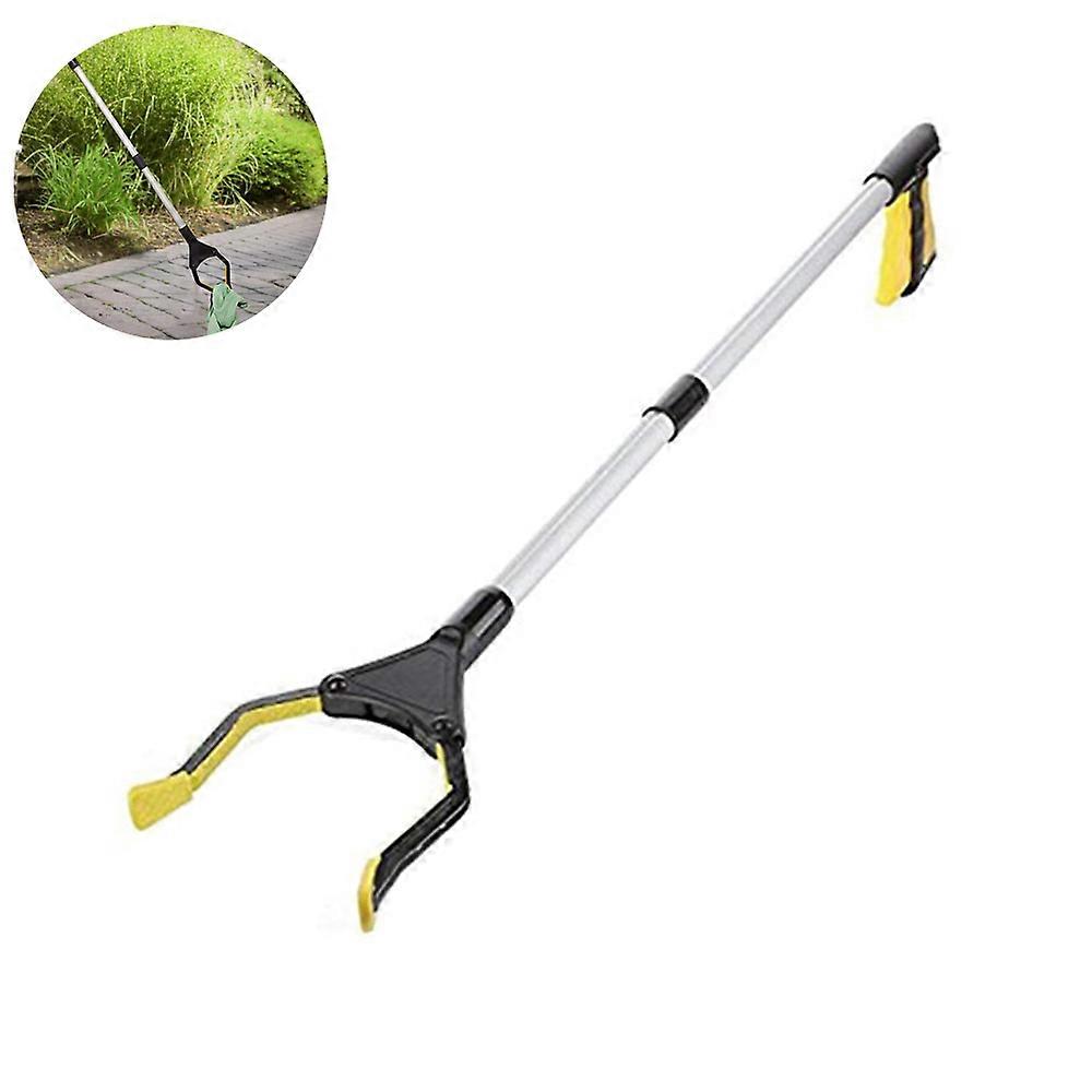 Extra Long Reacher Grabber - Foldable Gripper and Reaching Tool with Rotating Jaw