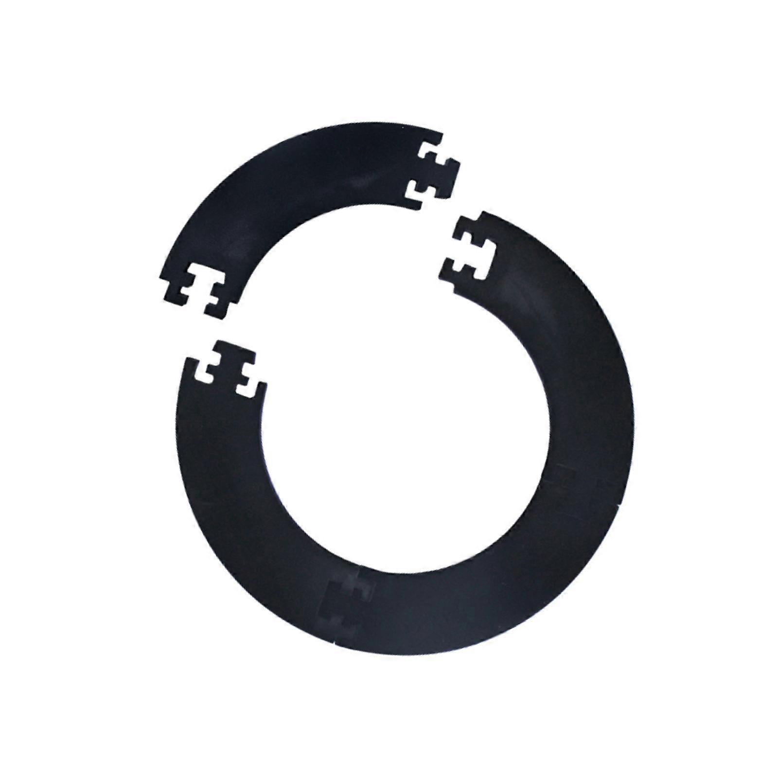 Dart Board Wall Protector EVA Dart Surround for Game Room Office Garage Black