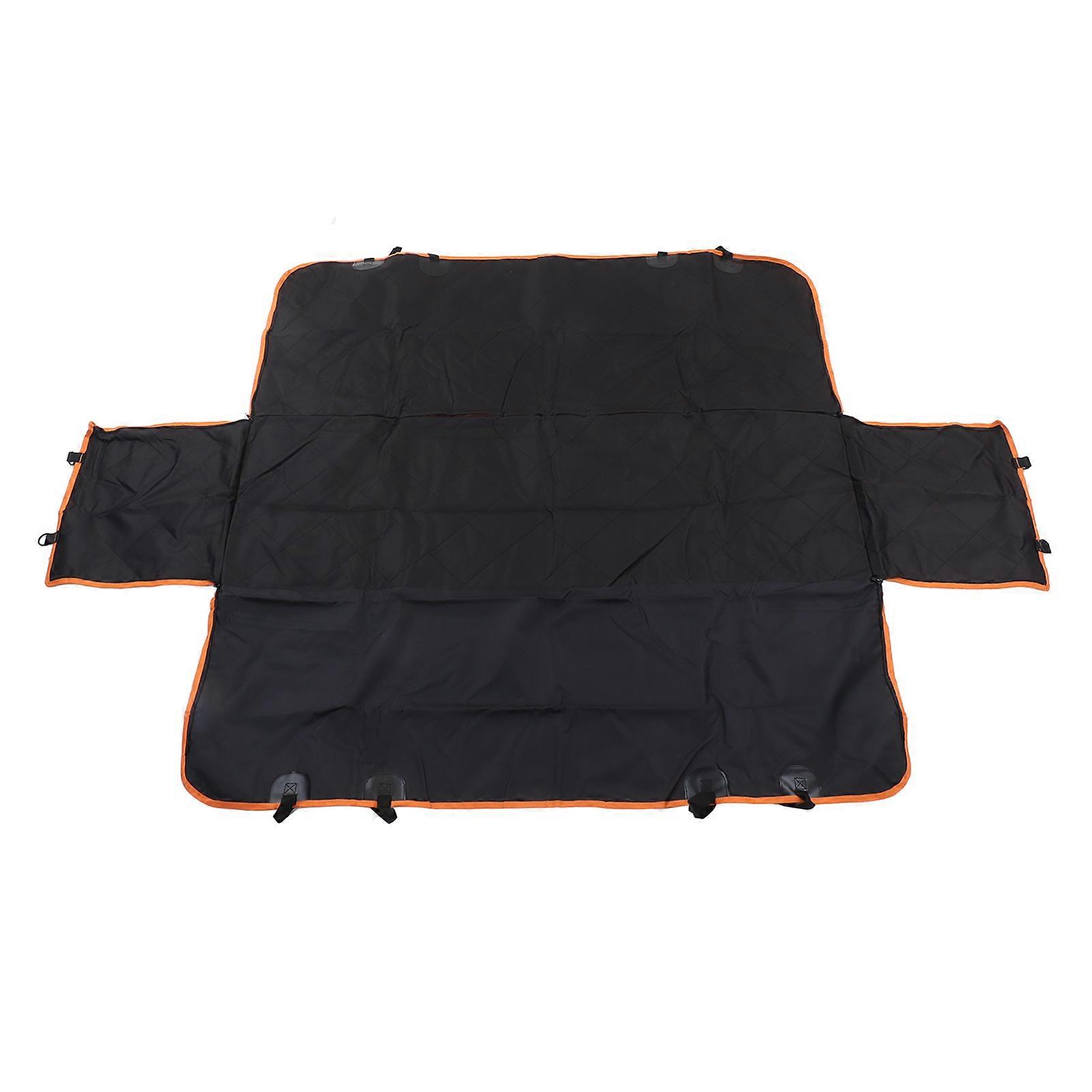 後部座席ペットカバー防水通気性滑り防止トラックSUV用オックスフォード布犬用カーマット