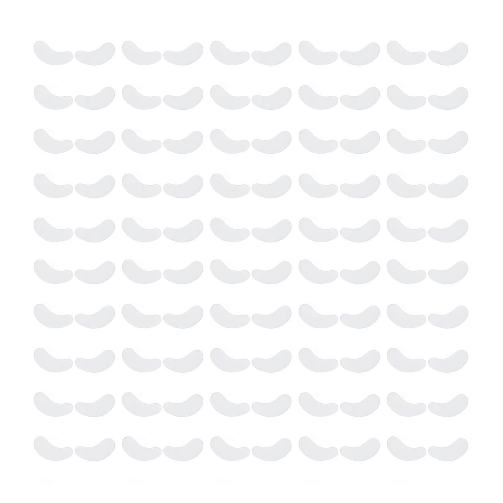 50pcs Eyelash Pads Gel Lash Pads Under Eye Hydrogel Eye Pads Lint Free For Eyelashes Extension