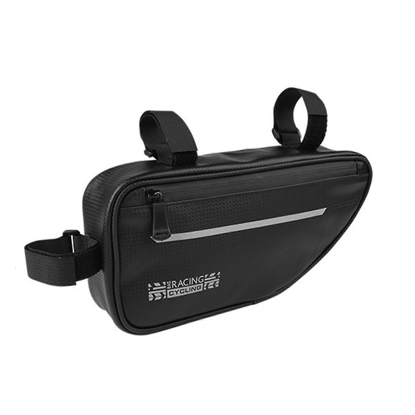 Blue Waterproof Bicycle Bag Frame Down Tube Storage Pouch