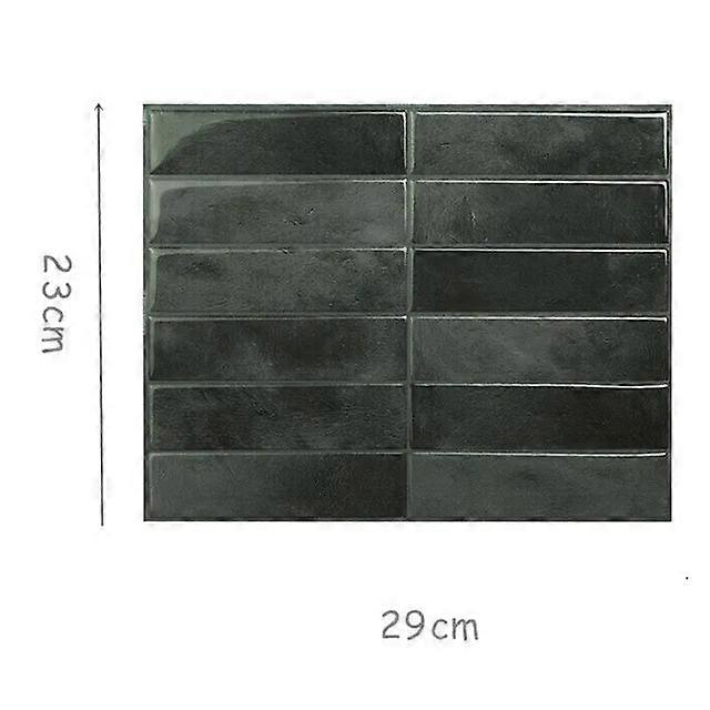 3 قطع ذاتية اللصق 3D لوحة الحائط قشر وعصا Bacplash للمطبخ ملصق بلاط مقاوم للماء
