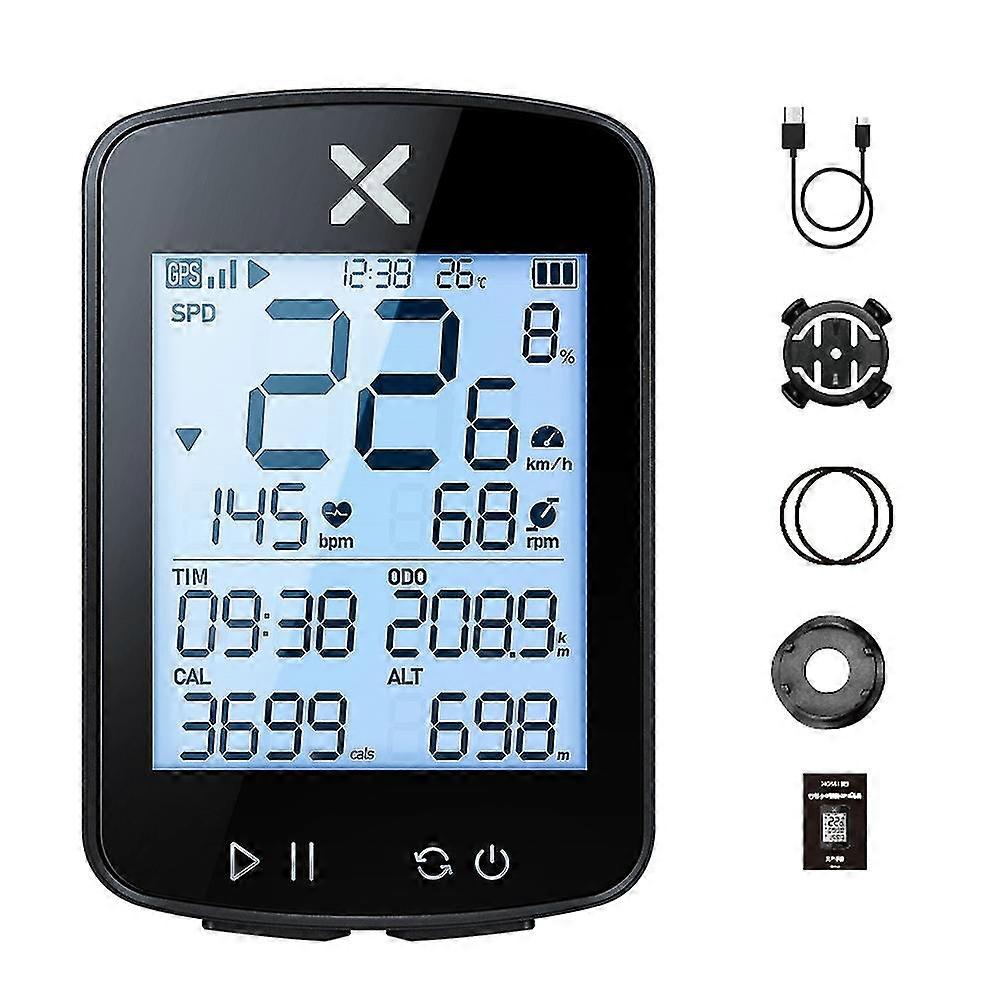 Bicycle Speed Meter Waterproof Cycling Route Navigation Mileometer Multi-functional Digital Bike Spe