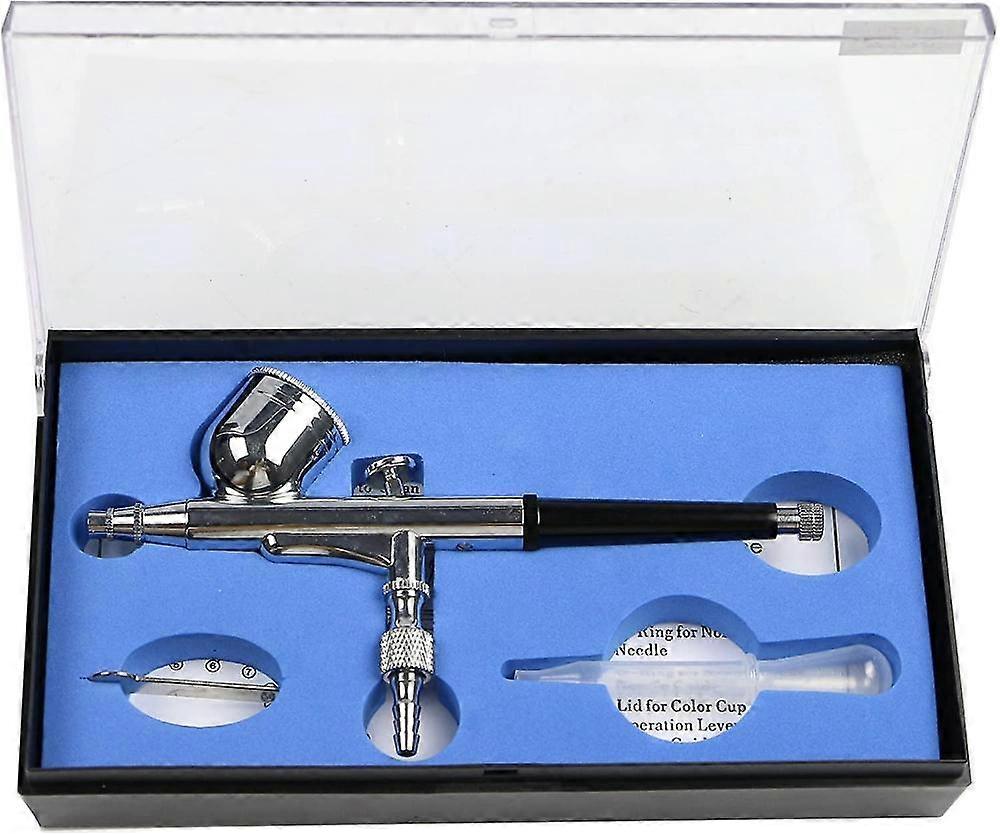 Hd-130 Makeup Airbrush Kit Multi-function Precision Dual-action Gravity Feed Spray Gun