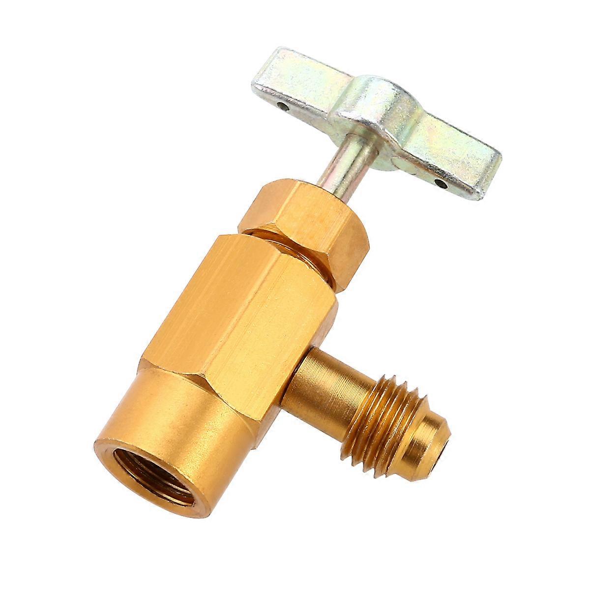 Can Dispensing R-134a AC Refrigerant Tap 1/2" ACME Thread Tool Bottle Opener