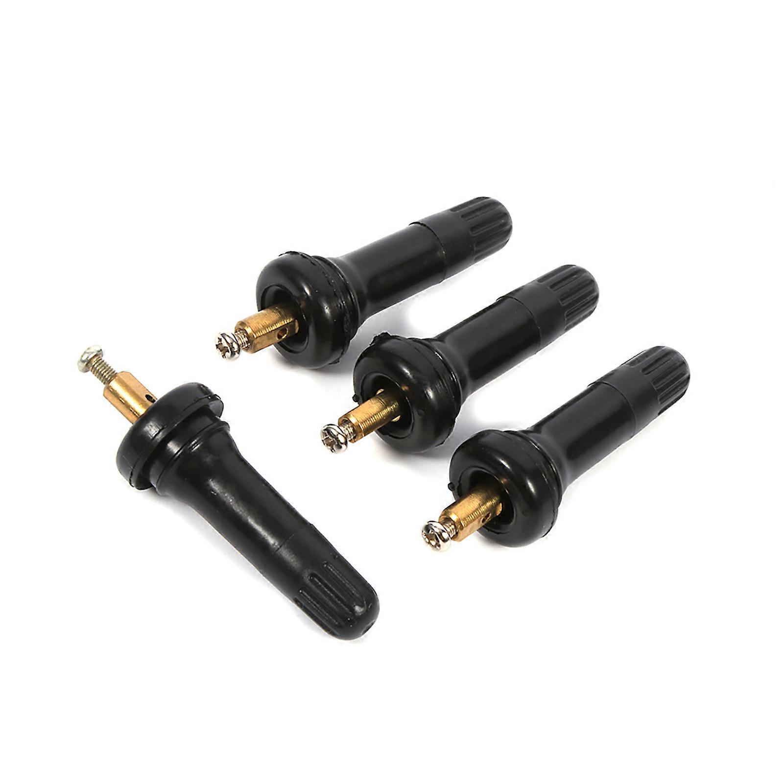 4Pcs TPMS Tire Pressure Monitoring System Anti explosion Snap In Tire Valve Stems