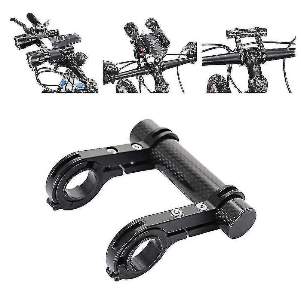 Blue Bike Bicycle Flashlight Holder Double Tube Mount