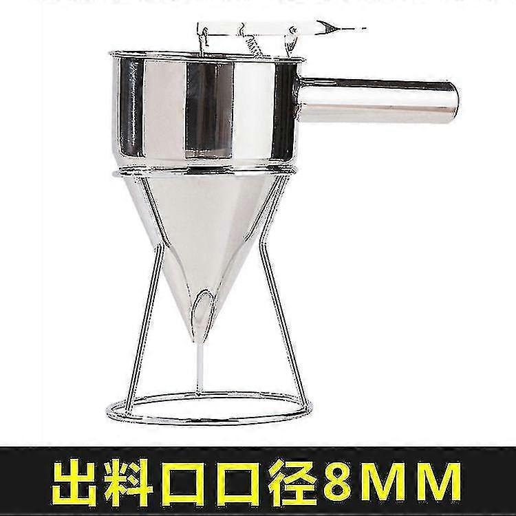 الفولاذ المقاوم للصدأ فطيرة الخليط موزع التحريك قمع فاصل الخليط مع مقبض ورف ، الهراء