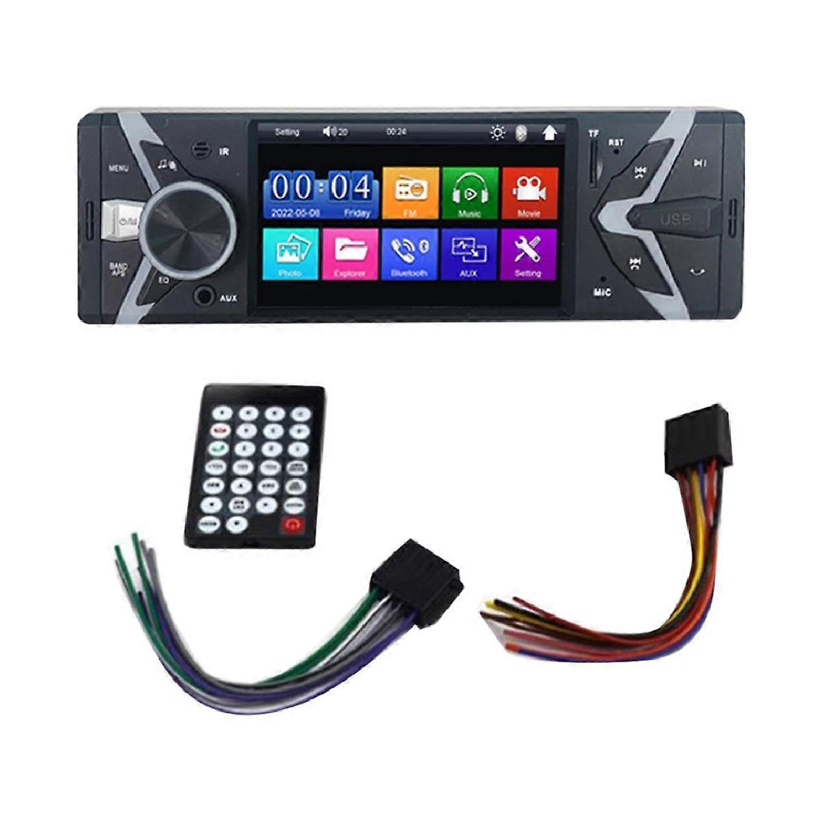Car 41 Inch Navigation Central Control Bluetooth Single Ingot  Universal Car Mp5 Navigation HD Digital Touch Screen