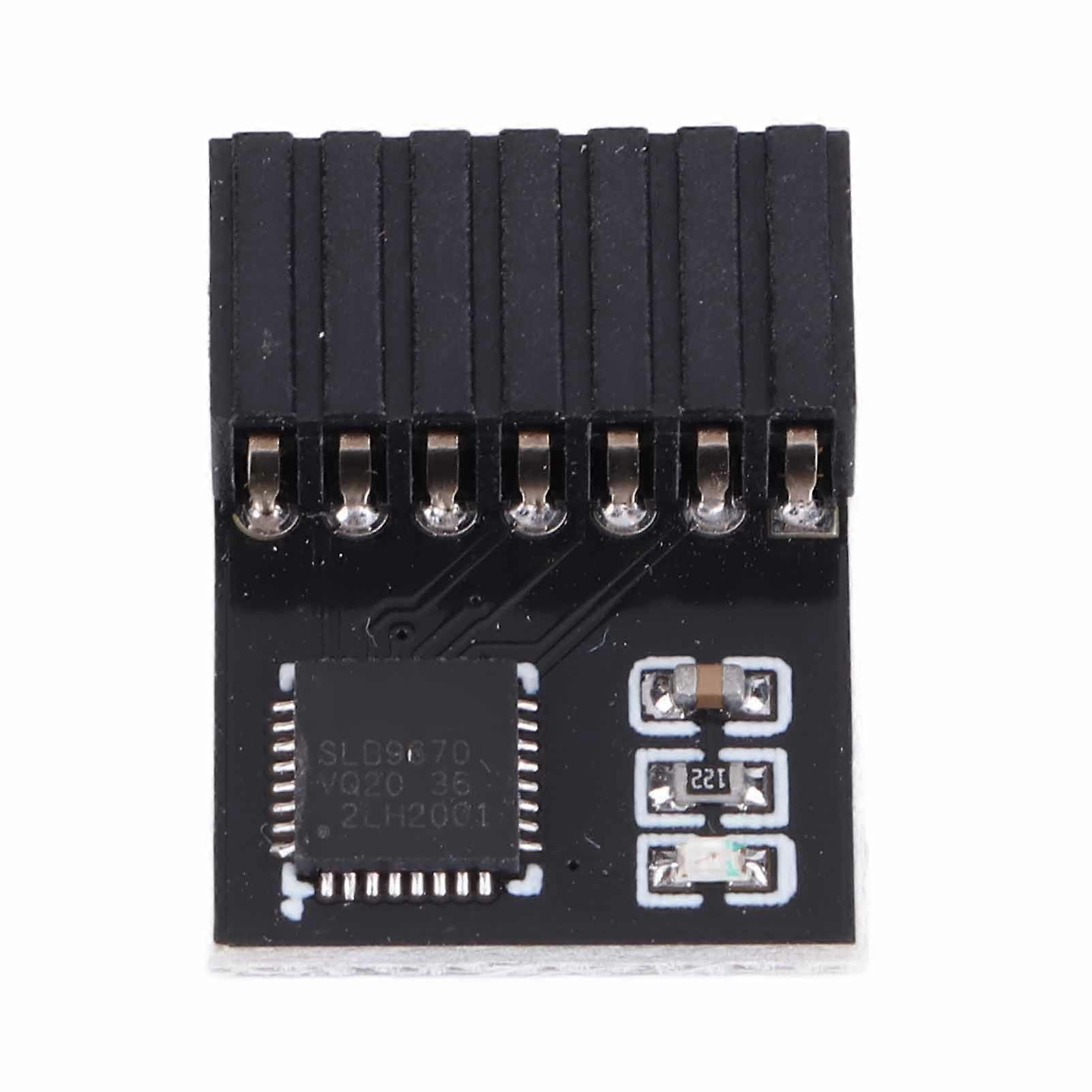 TPM 2.0 Module 14Pin SPI TPM 2.0 Encryption Security Module Remote Card for ASUS Motherboard