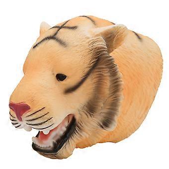 Simulação Animal Mão Brinquedo Crianças Criança Tigre em forma de mão fantoche Role Play Adereços