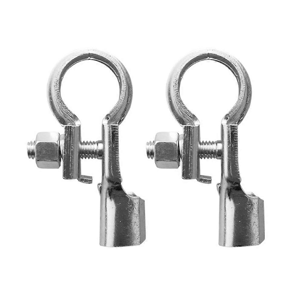 1 Pair Car power connector Universal Auto Battery Negative Positive Terminal Clamp Clip Brass Battery Wire Clamp Cable Terminal