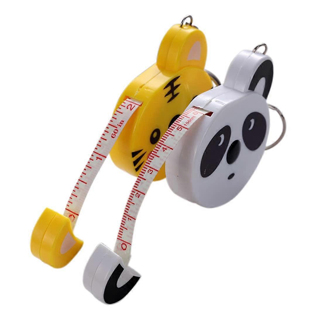 2 Τεμ Μεζούρα Tailor Μέτρα διπλής όψης Ταινία Soft Tailor Tape Μέτρο Ραπτικής Μεζούρα Διπλής όψης Μεζούρα σώματος με κουμπί Body Me