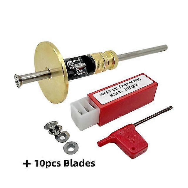 Carpenter diy tools dovetail jig wheel marking gauge with 10 replacement cutters woodworking scriber kit for mortise measuring