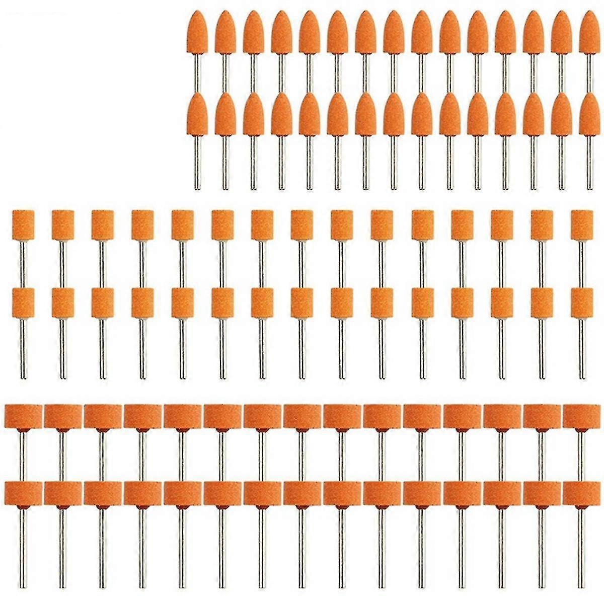 90pcs Sanding Bits For Rotary Tool, Strong Grinding Bits With 1/8in , Aluminum Oxide Sanding Access