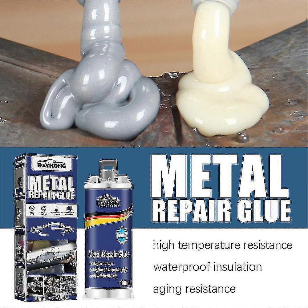 Metal Repair Paste Glue - Heat Resistance Cold Welding Adhesive - 50/100ml Tw