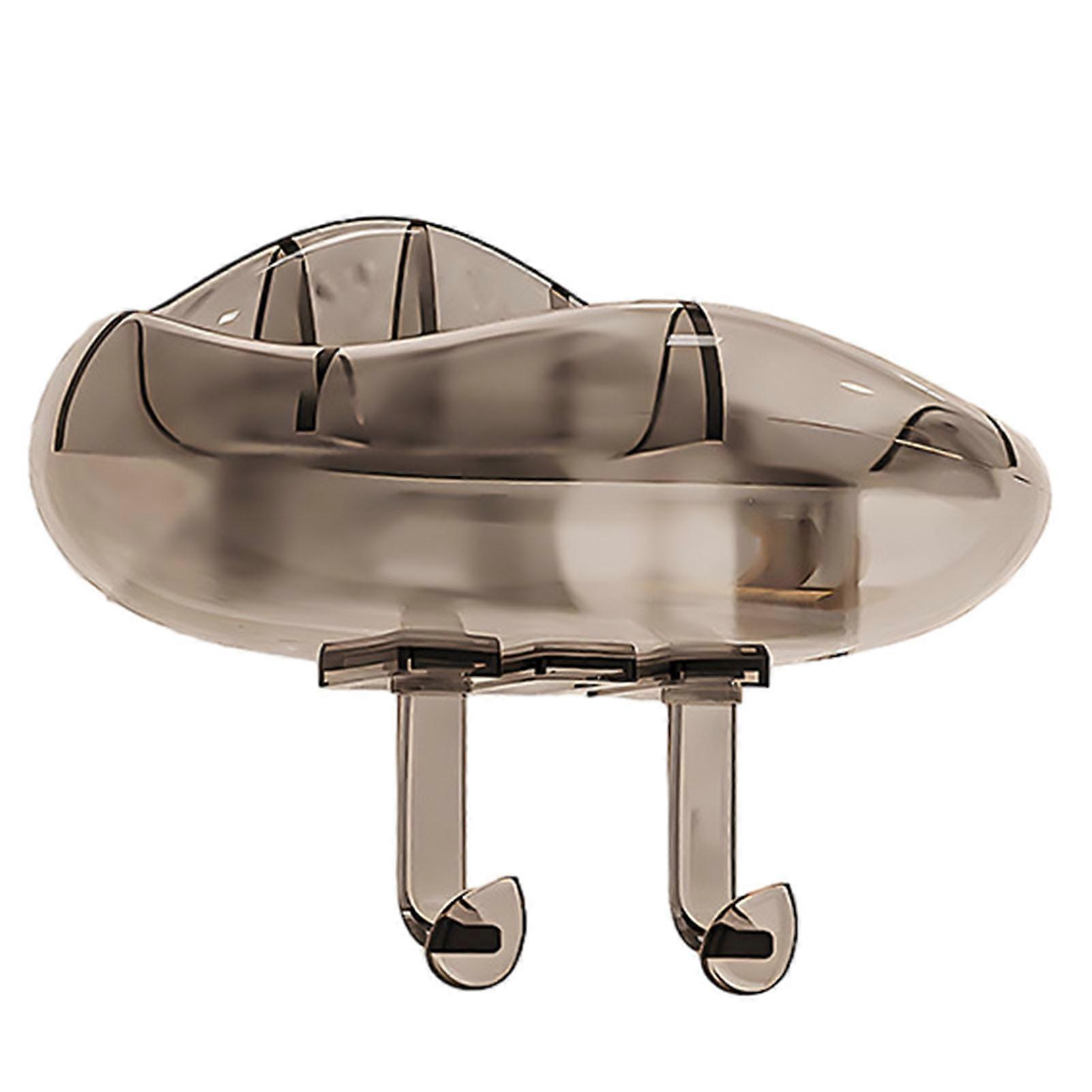 Clouds Shape Wall Mounted Soaps Rack Transparent Soaps Suction Rack for Bathroom